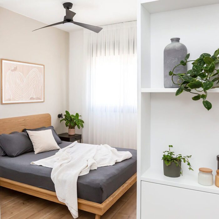 מאוורר תקרה סטאר 9 ״44 40 וואט תאורה ושלט