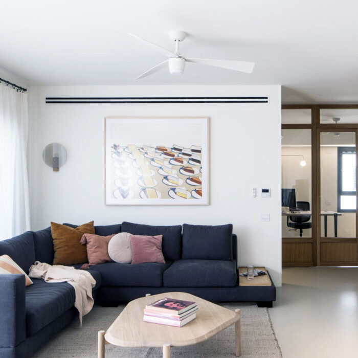 מאוורר תקרה סטאר 7 ״52 עם תאורה ושלט