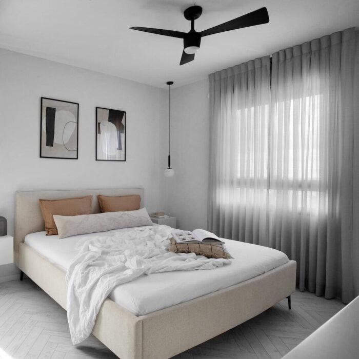 מאוורר תקרה סטאר 7 ״44 עם תאורה ושלט