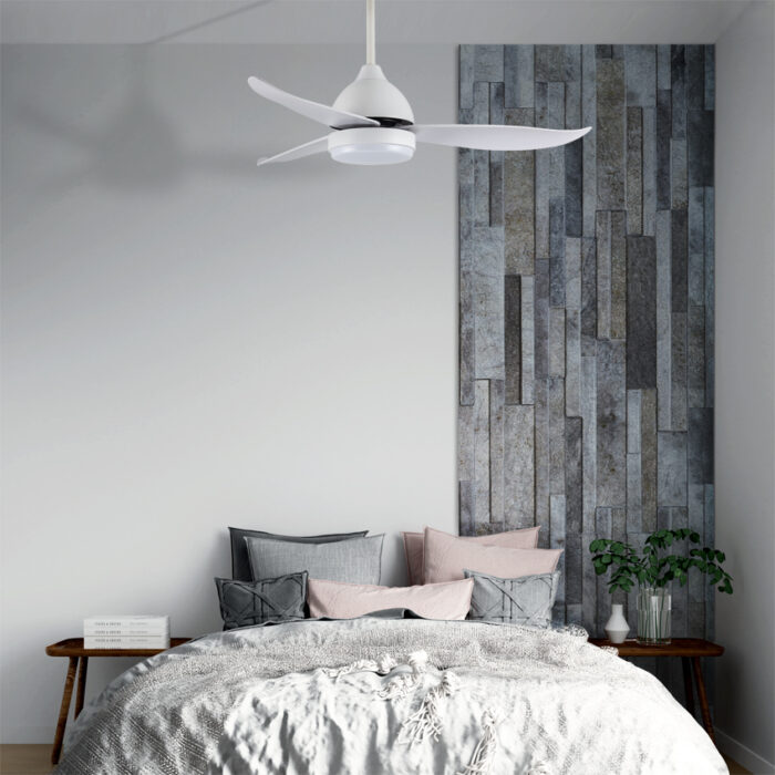 מאוורר תקרה CCT צבע לבן דגם KANSAS