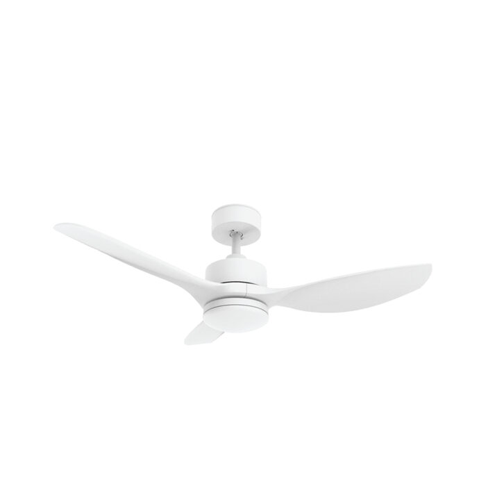 מאוורר תקרה 42″ CLASSICO לבן כולל שלט ותאורה, מנוע DC