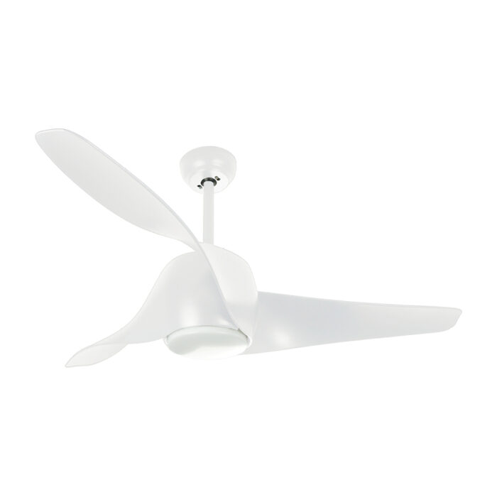 מאוורר תקרה פרימיום 52″ EMANUEL כולל שלט ו-LED מובנה 22W בצבע לבן, מנוע DC