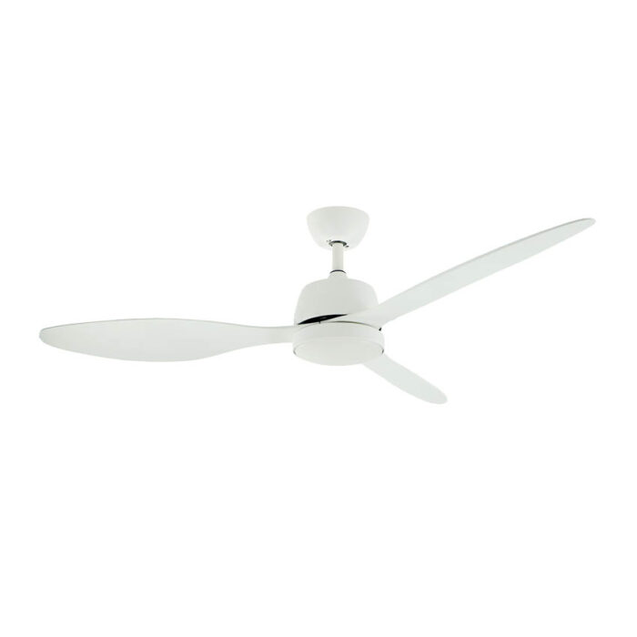 מאוורר תקרה לפרגולה 52″ Palma כולל שלט ותאורה בצבע לבן, מנוע DC