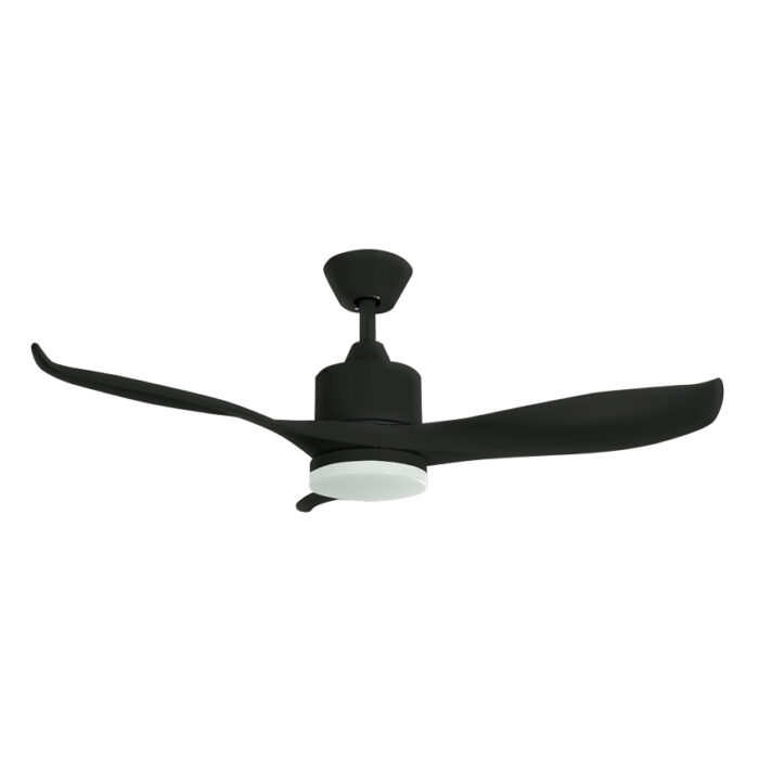 מאוורר תקרה 42″ PRIMO בצבע שחור כולל שלט ותאורה, מנוע DC