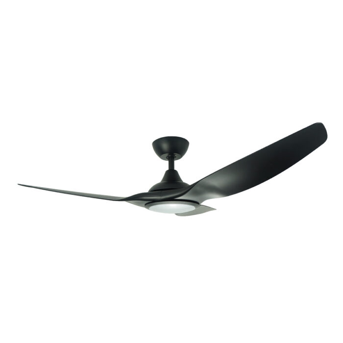 מאוורר תקרה 46″ SUPERIORE בצבע שחור כולל שלט ותאורה, מנוע DC