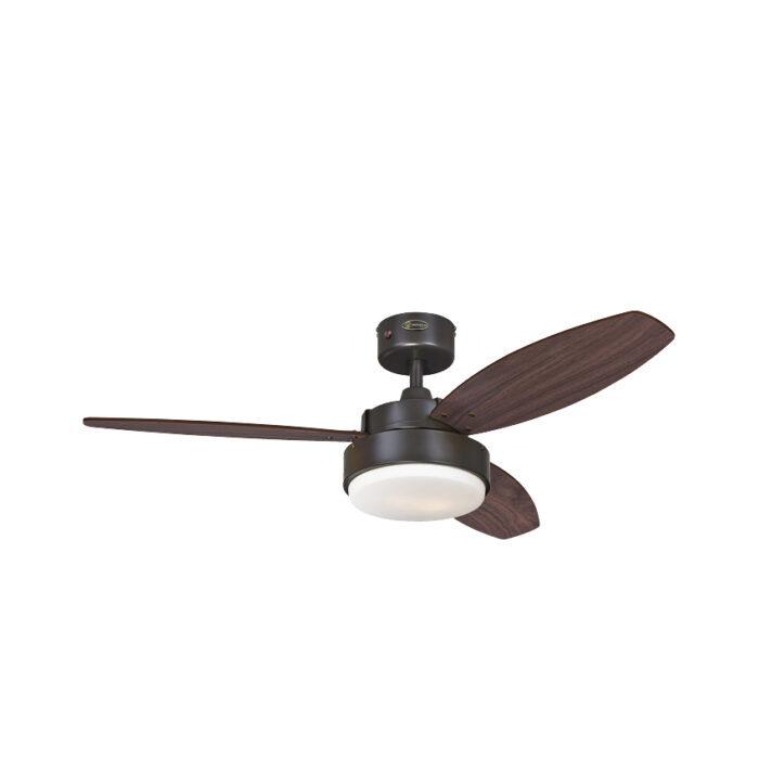 מאוורר תקרה ווסטינגהאוס 42″ ALLOY ברונזה ועץ עם שלט ולד מובנה 17W