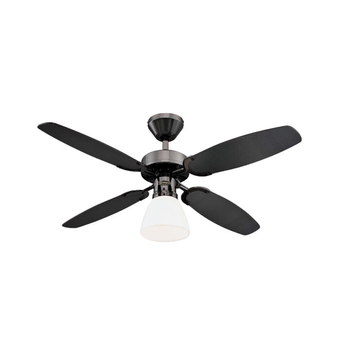 מאוורר תקרה ווסטינגהאוס “Capitol 42 שחור/דובדבן עם שלט