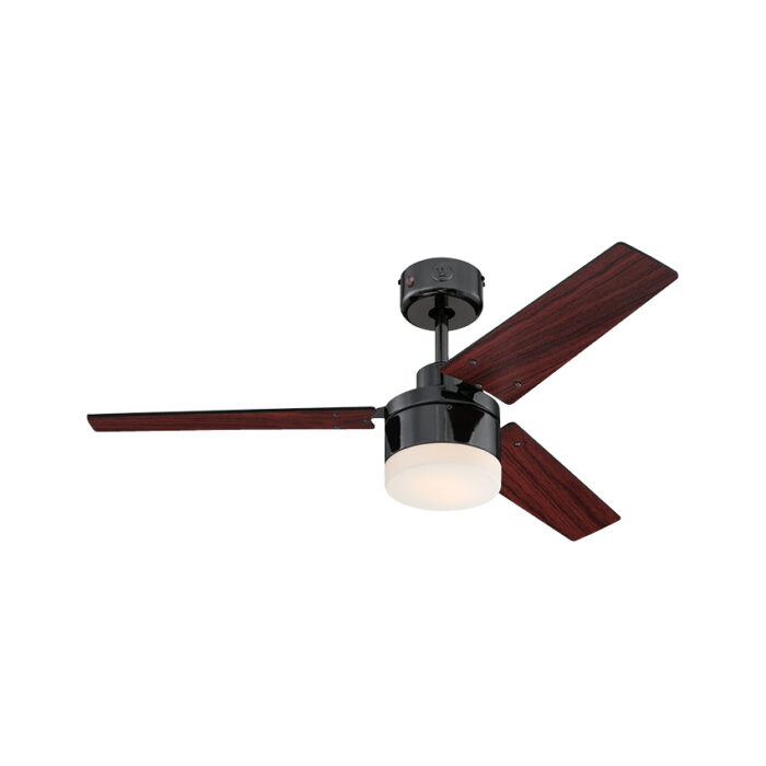 מאוורר תקרה ווסטינגהאוס 42″ MARINO שחור ודובדבן עם שלט