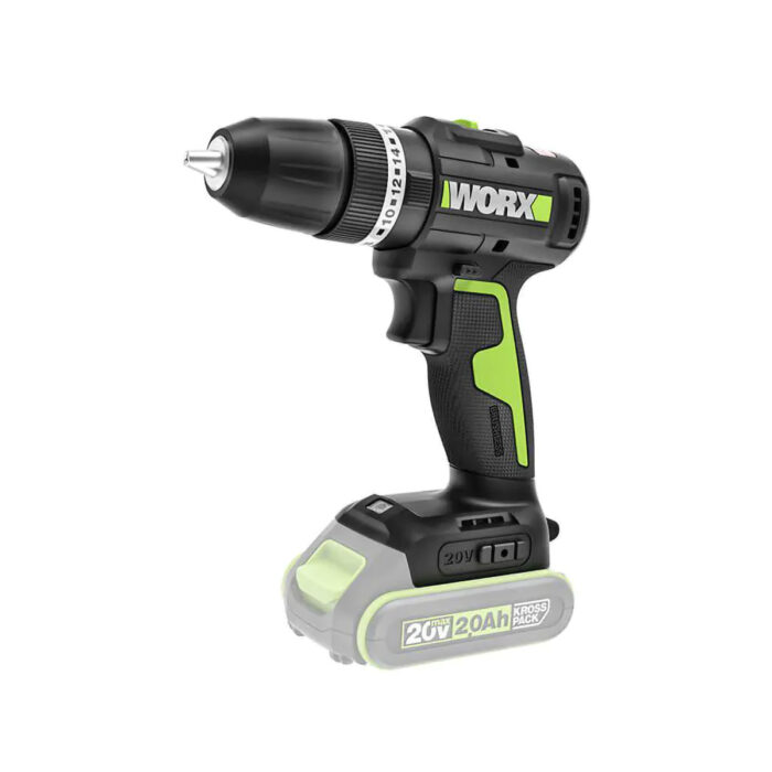 מברגה מקדחה נטענת 20V WORX PRO - גוף בלבד