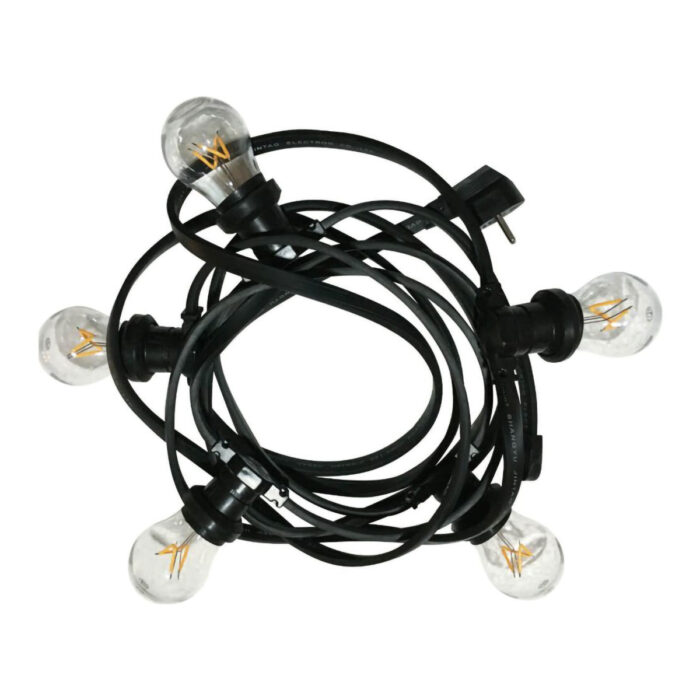 גרלנדה 5 מטר עם 5 בתי מנורה E27