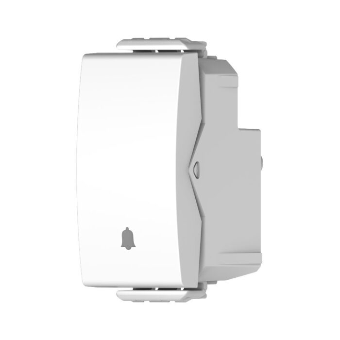 לחצן פעמון 1 מודול לבן ניסקו סוויץ'