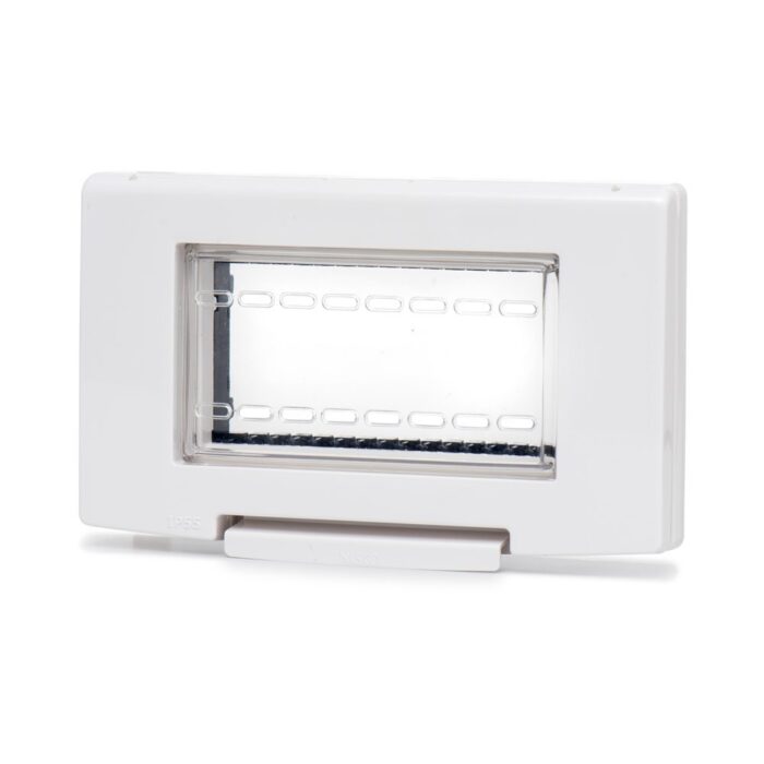 מסגרת מוגנת מים לבנה 4 מודול ניסקו סוויץ'