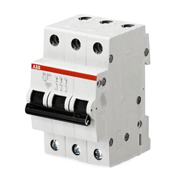 מפסק אוטומטי זעיר חד פאזי 3X63 ABB