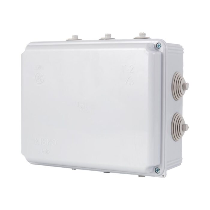 קופסת הסתעפות עם פטמות T-2P 190X150X80 IP55