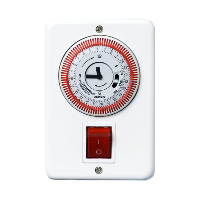 שעון דוד 24 שעות תחת הטיח אנכי