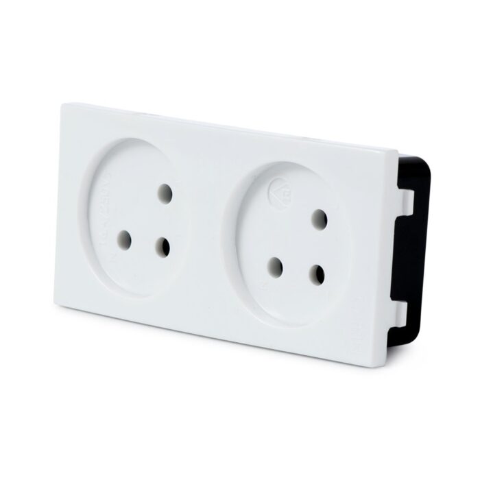 זוג שקעי כח ל -HOME & OFFICE