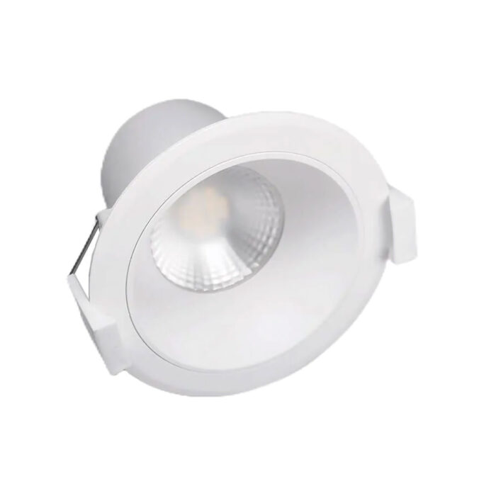 שקוע תקרה לד עגול 7W בצבע לבן קוטר 9 ס"מ