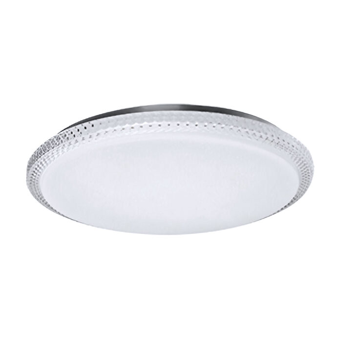 צמוד תקרה לד עגול דקורטיבי  CCT 60W קוטר 50 ס"מ